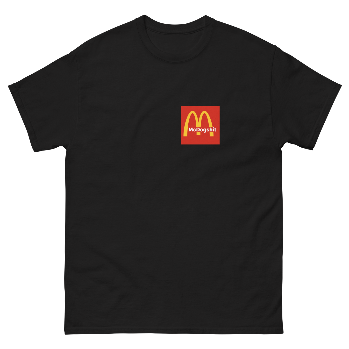 [BB] McDogshit tshirt BACK RING PRINT