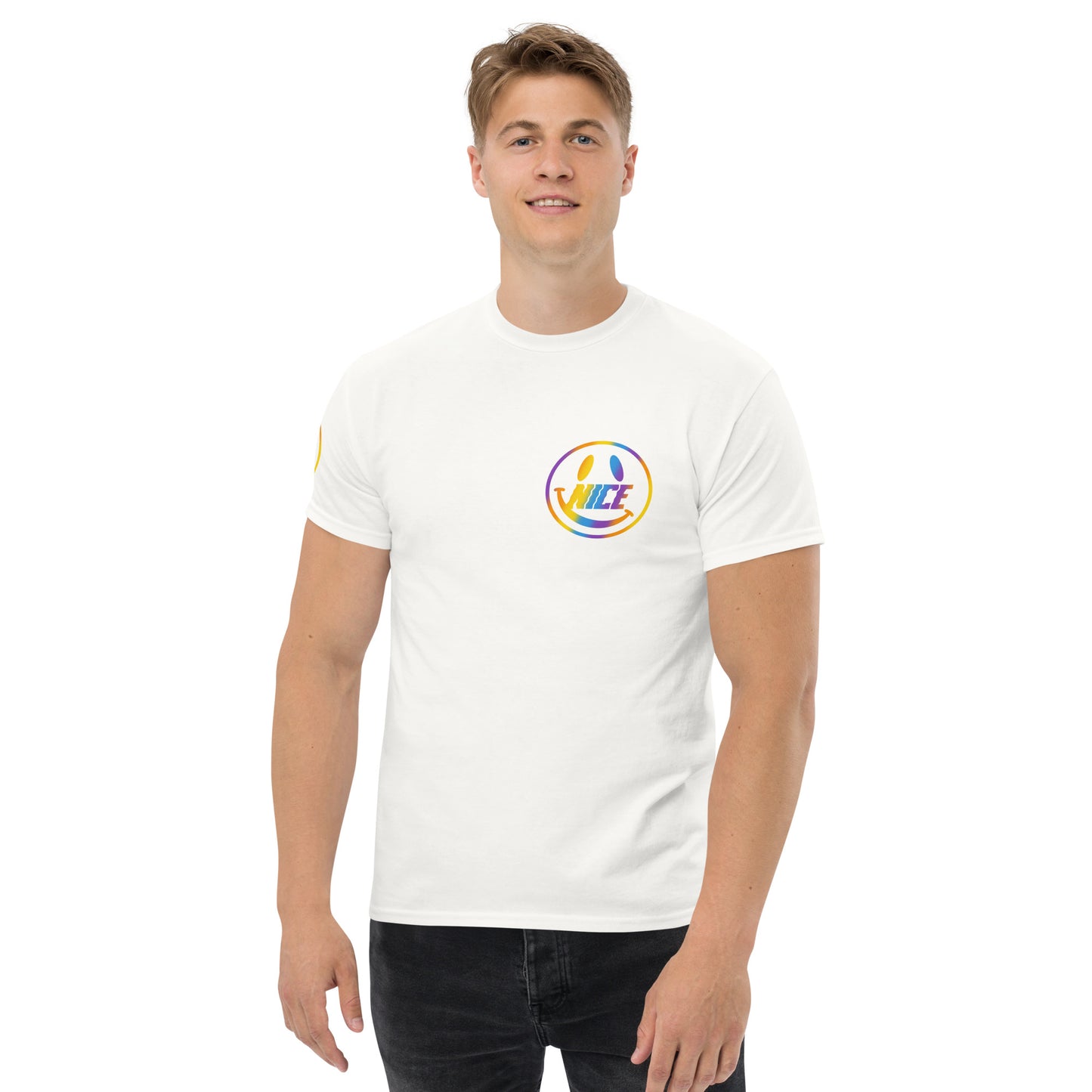 [BB] NICE Smiley BACK Logo T-Shirt