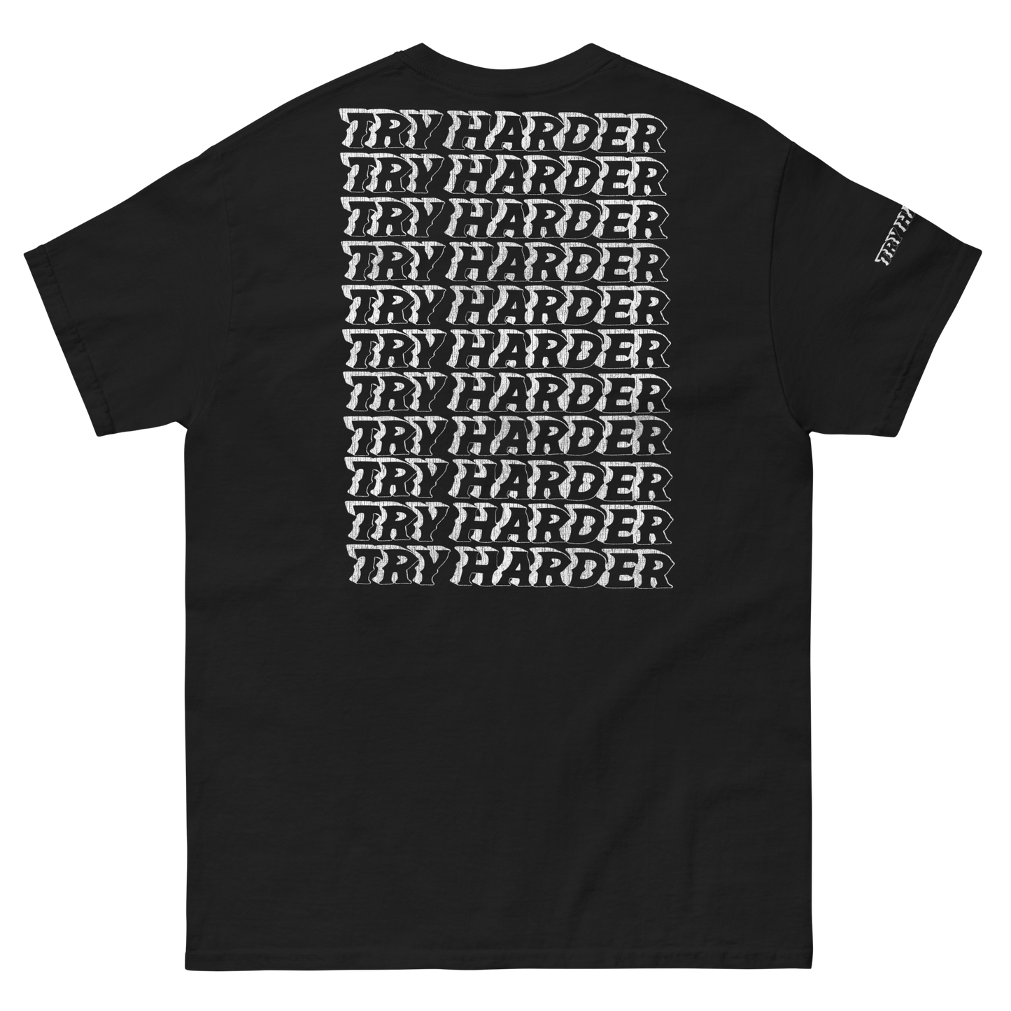 [BB] Try Harder BLACK tshirt