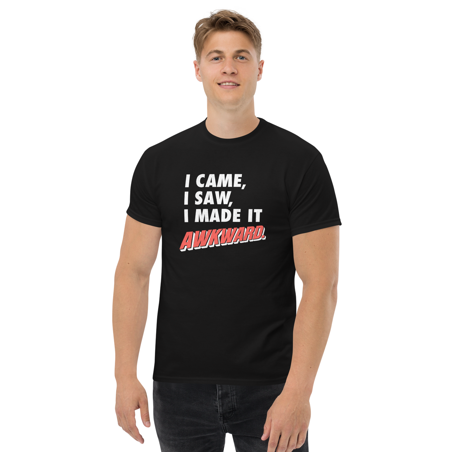 [AA] I Made It Awkward Tshirt (w/vintage texture)