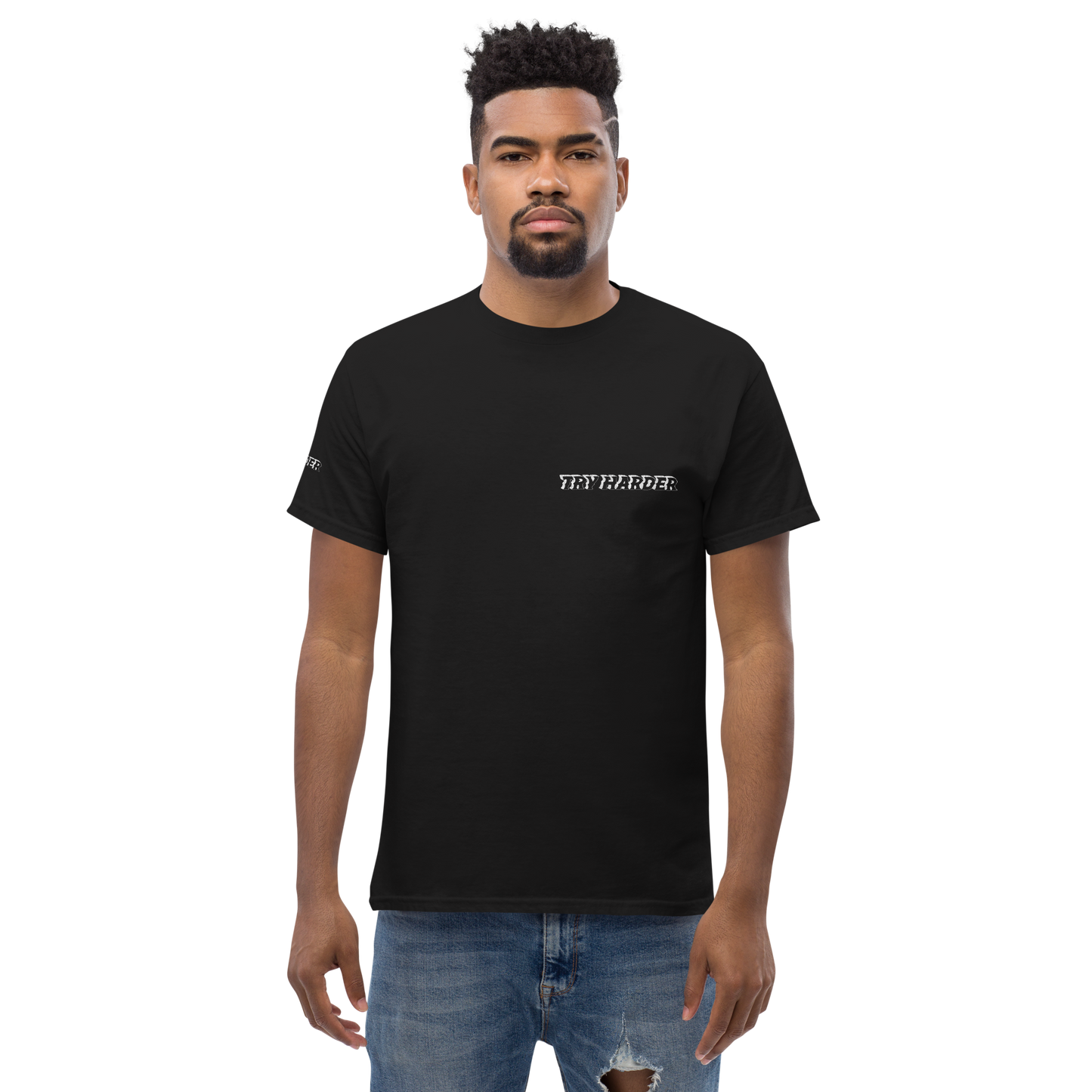 [BB] Try Harder BLACK tshirt